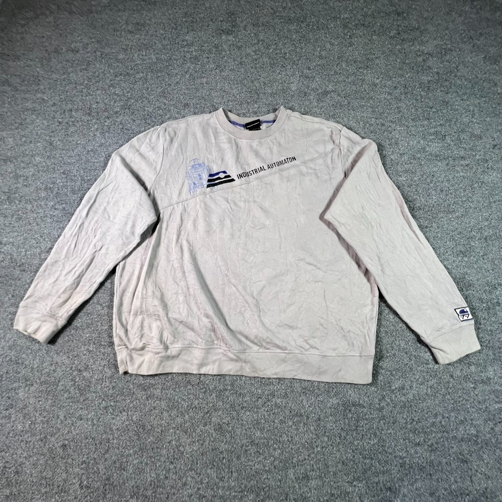 Star Wars Galaxys Edge Sweatshirt Womens 2XL Gray R2-D2 Fleece Lined Pullover